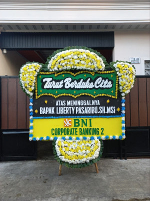 Papan Bunga Duka di Kerjo