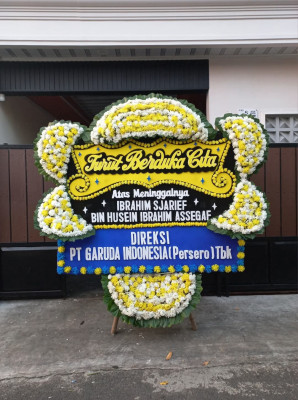 Papan Bunga Duka di Kerjo