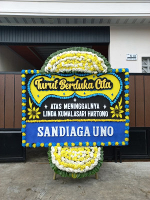 Papan Bunga Duka di Kerjo